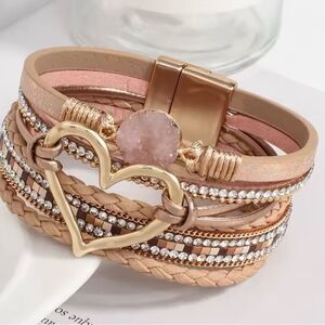 LEATHER BOHO BRACELET